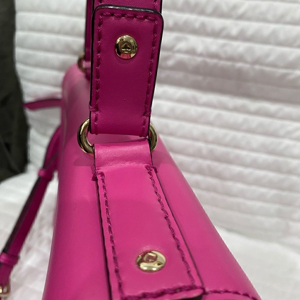 Kate Spade Doris Fuschia Pink Leather Hobo Bag - Picture 8 of 15